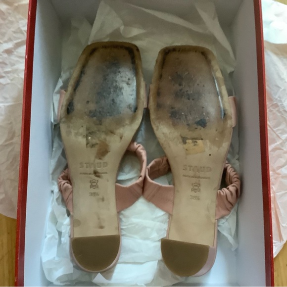 STAUD Blush Ruched Slide Mules - Picture 4 of 4
